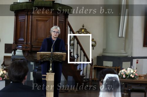Amsterdam 25 november 2021
Thierry Baudet en Davide Heijmans trouwen in de Noorderkerk in Amsterdam. Davide vertrok met haar vader vanuit het Waldorf Astoria Hotel. Ambtenaar burgelijke stand