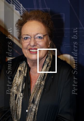 Almere 21 november 2021
Premiere van musical the Titanic in schouwburg Almere. Astrid Nijgh met partner