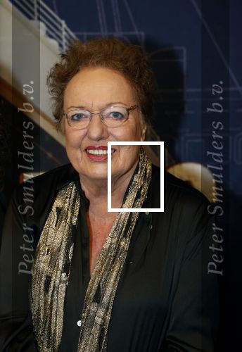 Almere 21 november 2021
Premiere van musical the Titanic in schouwburg Almere. Astrid Nijgh met partner