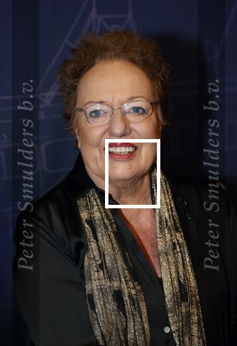 Almere 21 november 2021
Premiere van musical the Titanic in schouwburg Almere. Astrid Nijgh met partner