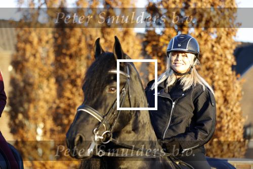 Lunteren 22 november 2021
Presentatie paarden calendar waarvan opbrengst naar het KWF gaat . Bridget Maasland en Samantha Steenwijk krijgen het eerste exemplaar . Ze kopen per paard aanrijden