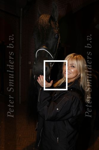 Lunteren 22 november 2021
Presentatie paarden calendar waarvan opbrengst naar het KWF gaat . Bridget Maasland en Samantha Steenwijk krijgen het eerste exemplaar . Ze kopen per paard aanrijden