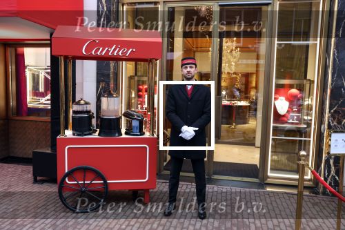 Amsterdam 4 december 2021
Cartier winkel in kerststijl op de PC Hooftstraat