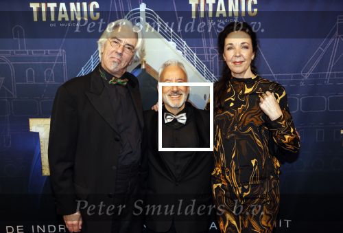 Almere 21 november 2021
Premiere van musical the Titanic in schouwburg Almere. erik Brey en Frederique Sluyterman v Loo