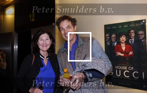 Amsterdam 23 november 2021
Premiere House of Gucci in pathe arena.
Jan Douwe Kroeske met zijn vrouw
