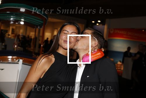 Amstrerdam 20 november 2021
VIP opening Masters Expoin de Rai .
Lil Kleine met zijn vriendin Jaimie Vaes