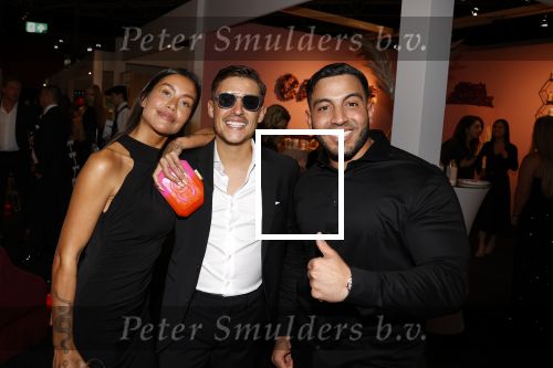 Amstrerdam 20 november 2021
VIP opening Masters Expoin de Rai . Lil Kleine met Jaimie Vaes en Mobicepp