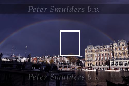 Amsterdam 23 november 2021
Regenboog boven het Amstel Hotel en carre