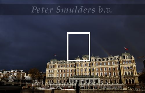 Amsterdam 23 november 2021
Regenboog boven het Amstel Hotel en carre