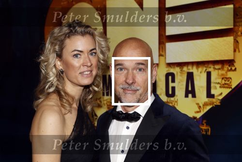 Aalsmeer 28 november 2021
Premiere One de musical . Rob Kamphues en zijn vriendin Kristi