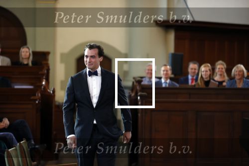 Amsterdam 25 november 2021
Thierry Baudet en Davide Heijmans trouwen in de Noorderkerk in Amsterdam. Davide vertrok met haar vader vanuit het Waldorf Astoria Hotel.