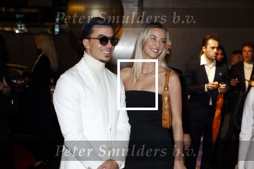 Amsterdam 23 november 2021
Premiere House of Gucci in pathe arena. Timor Steffens met vriendin Saskia Koelwijn