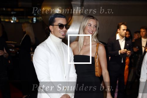 Amsterdam 23 november 2021
Premiere House of Gucci in pathe arena. Timor Steffens met vriendin Saskia Koelwijn