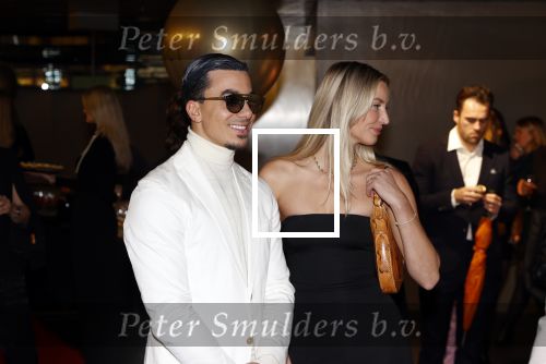 Amsterdam 23 november 2021
Premiere House of Gucci in pathe arena. Timor Steffens met vriendin Saskia Koelwijn