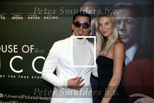 Amsterdam 23 november 2021
Premiere House of Gucci in pathe arena. Timor Steffens met vriendin Saskia Koelwijn