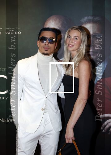 Amsterdam 23 november 2021
Premiere House of Gucci in pathe arena. Timor Steffens met vriendin Saskia Koelwijn