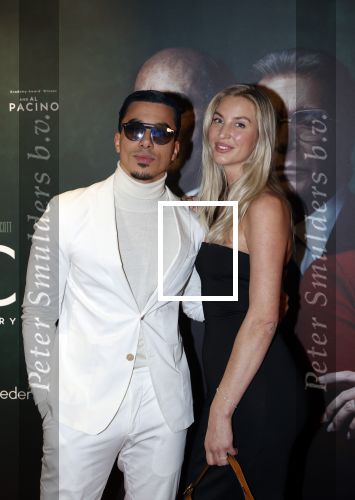 Amsterdam 23 november 2021
Premiere House of Gucci in pathe arena. 
Timor Steffens en vriendin Zoe Ivory