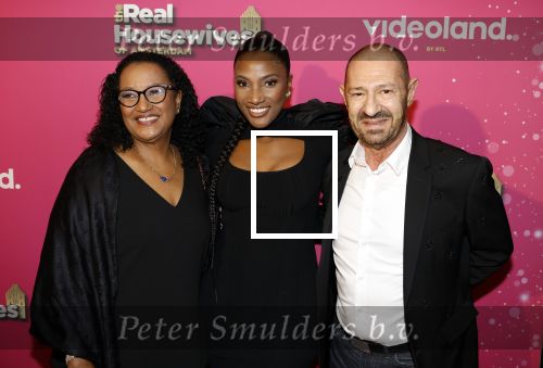 Amsterdam 22 november 2022
Presentatie Real Housewifes of Amsterdam in Hotel Krasnapolsky  van Videoland. Cherry-Ann Person met partner Roland Kahn