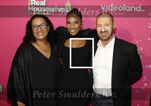 Amsterdam 22 november 2022
Presentatie Real Housewifes of Amsterdam in Hotel Krasnapolsky  van Videoland. Cherry-Ann Person met partner Roland Kahn