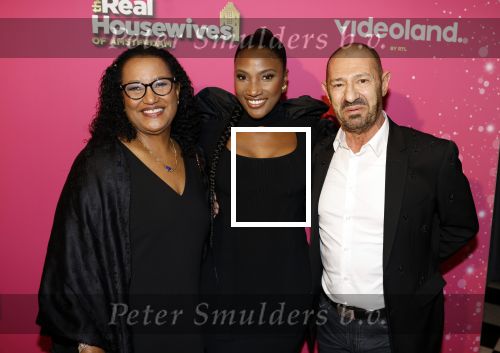 Amsterdam 22 november 2022
Presentatie Real Housewifes of Amsterdam in Hotel Krasnapolsky  van Videoland. Cherry-Ann Person met partner Roland Kahn
