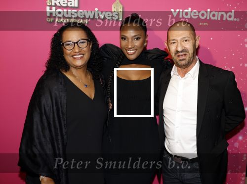 Amsterdam 22 november 2022
Presentatie Real Housewifes of Amsterdam in Hotel Krasnapolsky  van Videoland. Cherry-Ann Person met partner Roland Kahn