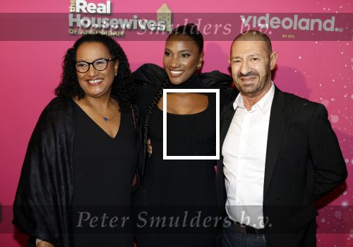 Amsterdam 22 november 2022
Presentatie Real Housewifes of Amsterdam in Hotel Krasnapolsky  van Videoland. Cherry-Ann Person met partner Roland Kahn