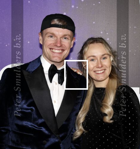 Amsterdam 13 december 2022
YouTube event in Tuschinski. Enzo Knol met vriendin Myron Koops