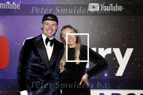 Amsterdam 13 december 2022
YouTube event in Tuschinski. Enzo Knol met vriendin Myron Koops