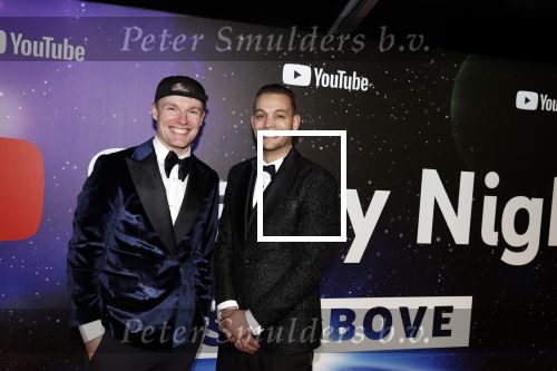 Amsterdam 13 december 2022
YouTube event in Tuschinski. Enzo Knol met vriendin Myron Koops en Chahid Charrak ( Dutch Performante)
