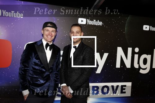 Amsterdam 13 december 2022
YouTube event in Tuschinski. Enzo Knol met vriendin Myron Koops en Chahid Charrak ( Dutch Performante)