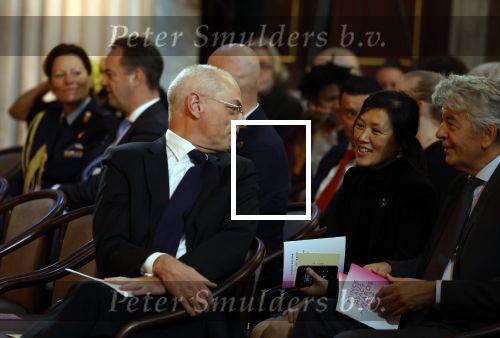 Amsterdam 7 december 2022
Prins Claus prijzen in paleis op de dam . Aanwezig Koning Willem Alexander Koningin Maxima Prinses Beatrix Prins Constantijn en Prinses laurentien. Jan Anthonie Bruijn
