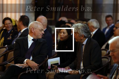 Amsterdam 7 december 2022
Prins Claus prijzen in paleis op de dam . Aanwezig Koning Willem Alexander Koningin Maxima Prinses Beatrix Prins Constantijn en Prinses laurentien. Jan Anthonie Bruijn