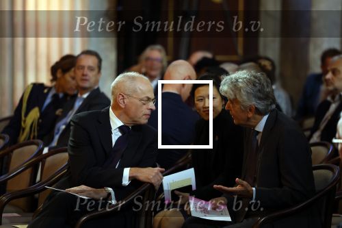 Amsterdam 7 december 2022
Prins Claus prijzen in paleis op de dam . Aanwezig Koning Willem Alexander Koningin Maxima Prinses Beatrix Prins Constantijn en Prinses laurentien. Jan Anthonie Bruijn