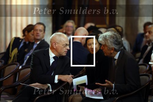 Amsterdam 7 december 2022
Prins Claus prijzen in paleis op de dam . Aanwezig Koning Willem Alexander Koningin Maxima Prinses Beatrix Prins Constantijn en Prinses laurentien. Jan Anthonie Bruijn