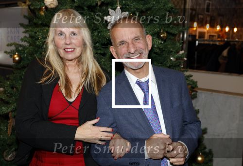 Den Haag 12 december 2022
Society Lunch in het crown Plaza hotel. Johan Vlemmix met een fan