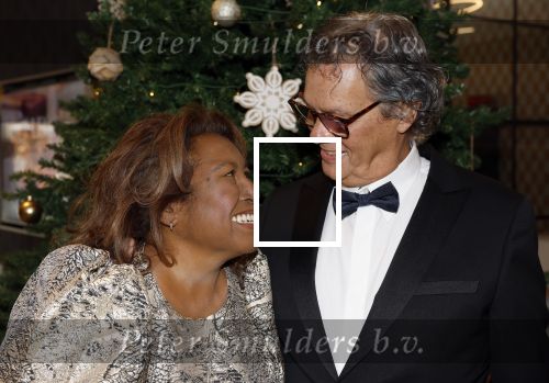 Den Haag 12 december 2022
Society Lunch in het crown Plaza hotel.
Justine Pelmelay met haar man