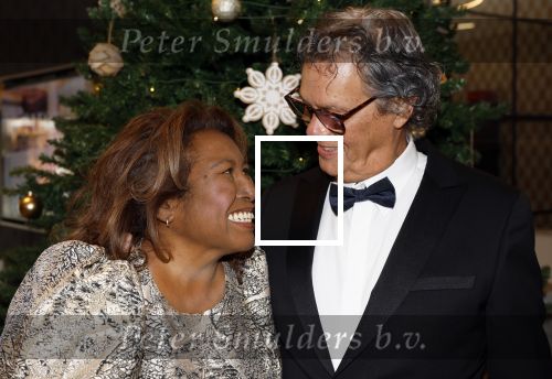 Den Haag 12 december 2022
Society Lunch in het crown Plaza hotel.
Justine Pelmelay met haar man