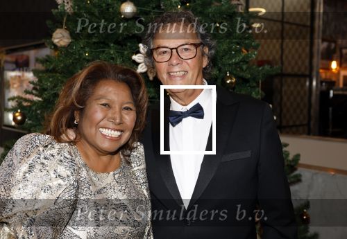 Den Haag 12 december 2022
Society Lunch in het crown Plaza hotel.
Justine Pelmelay met haar man