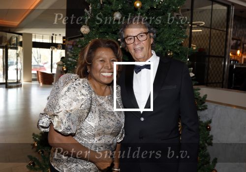 Den Haag 12 december 2022
Society Lunch in het crown Plaza hotel.
Justine Pelmelay met haar man