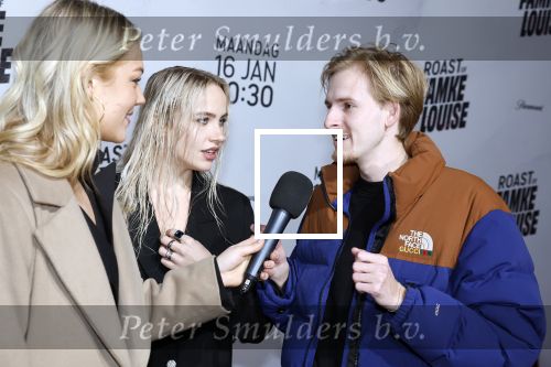 Hilversum 19 december 2022
The roast van Famke Louise in studio 21.
Juultje Tieleman met haar vriend Koen v Heest