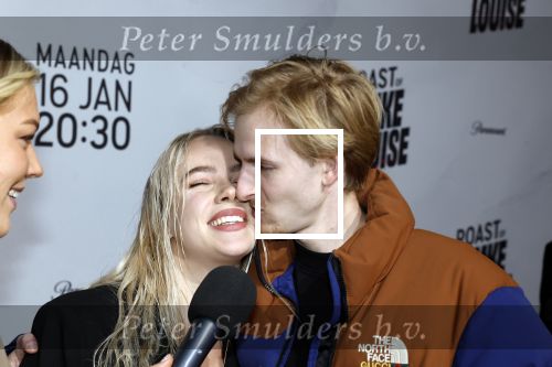 Hilversum 19 december 2022
The roast van Famke Louise in studio 21.
Juultje Tieleman met haar vriend Koen v Heest
