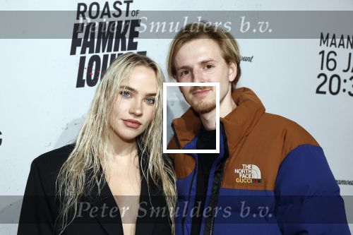 Hilversum 19 december 2022
The roast van Famke Louise in studio 21.
Juultje Tieleman met haar vriend Koen v Heest