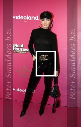 Amsterdam 22 november 2022
Presentatie Real Housewifes of Amsterdam in Hotel Krasnapolsky  van Videoland. Kim Feenstra kwam met haar partner Stanley Tailor en zijn moeder