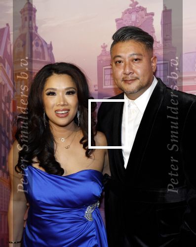 Amsterdam 22 november 2022
Presentatie Real Housewifes of Amsterdam in Hotel Krasnapolsky  van Videoland. Kimmylien Nguyen met man