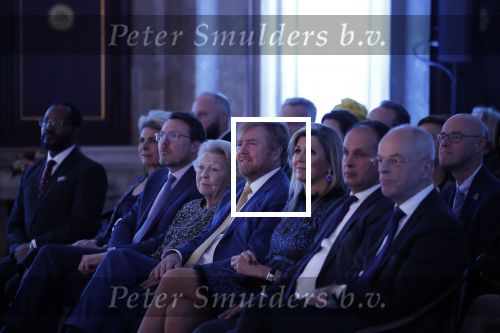 Amsterdam 7 december 2022
Prins Claus prijzen in paleis op de dam . Aanwezig Koning Willem Alexander Koningin Maxima Prinses Beatrix Prins Constantijn en Prinses laurentien.
