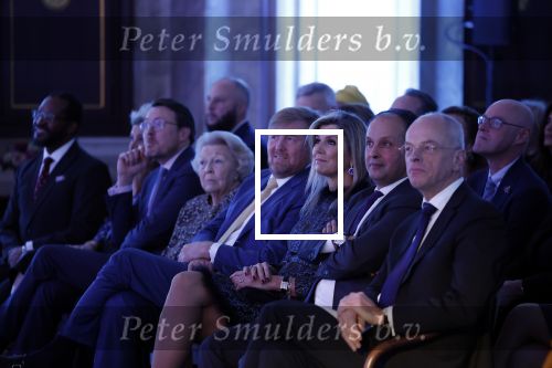 Amsterdam 7 december 2022
Prins Claus prijzen in paleis op de dam . Aanwezig Koning Willem Alexander Koningin Maxima Prinses Beatrix Prins Constantijn en Prinses laurentien.