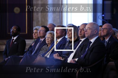 Amsterdam 7 december 2022
Prins Claus prijzen in paleis op de dam . Aanwezig Koning Willem Alexander Koningin Maxima Prinses Beatrix Prins Constantijn en Prinses laurentien.