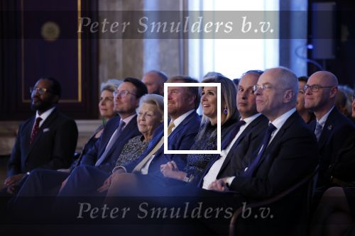 Amsterdam 7 december 2022
Prins Claus prijzen in paleis op de dam . Aanwezig Koning Willem Alexander Koningin Maxima Prinses Beatrix Prins Constantijn en Prinses laurentien.