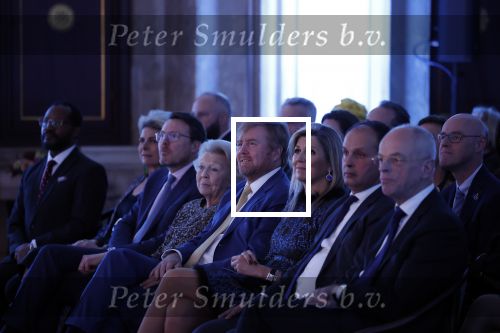Amsterdam 7 december 2022
Prins Claus prijzen in paleis op de dam . Aanwezig Koning Willem Alexander Koningin Maxima Prinses Beatrix Prins Constantijn en Prinses laurentien.