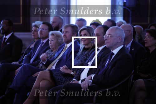 Amsterdam 7 december 2022
Prins Claus prijzen in paleis op de dam . Aanwezig Koning Willem Alexander Koningin Maxima Prinses Beatrix Prins Constantijn en Prinses laurentien.